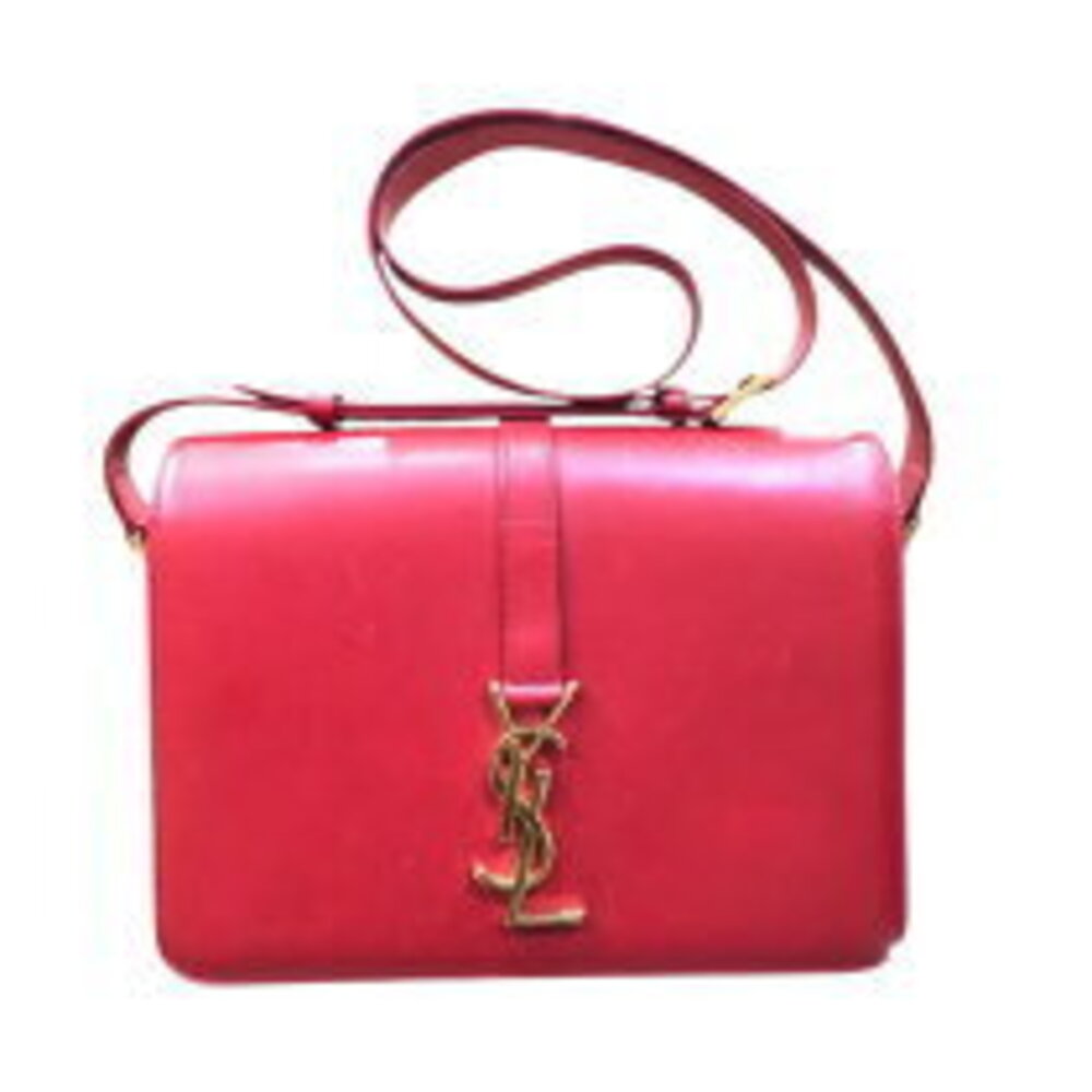 Saint Laurent Universit Shoulder Bag Red Calfskin - Picture 1 of 11